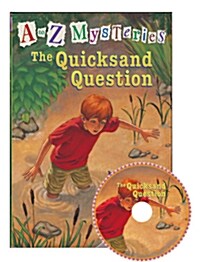 [중고] A to Z Mysteries #Q : The Quicksand Question (Paperback + Audio CD 2장)