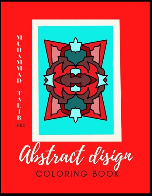 Abstract design coloring book (Paperback)