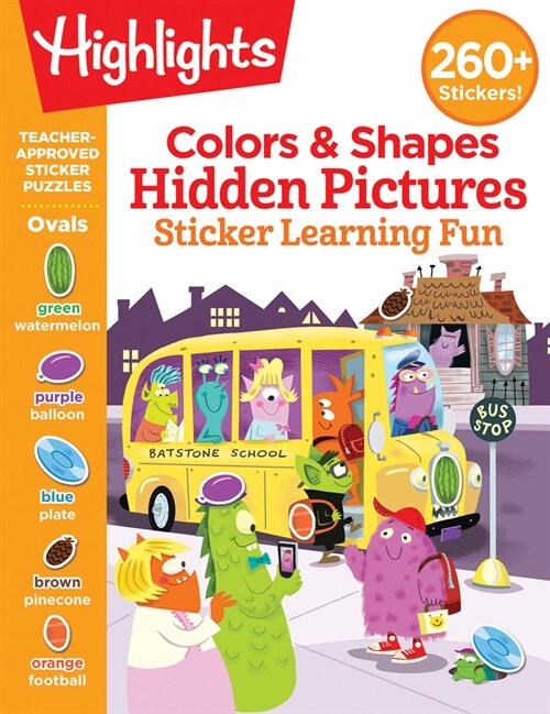 Colors & Shapes Hidden Pictures Sticker Learning Fun (Paperback)