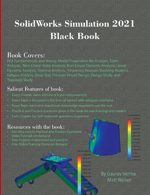SolidWorks Simulation 2021 Black Book (Paperback)