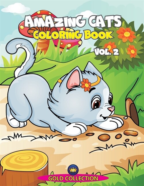 Amazing Cats - Coloring Book, vol.2 (Paperback)