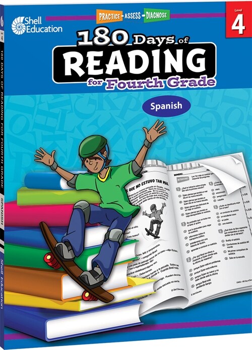 180 Days(tm) Reading for Fourth Grade: Practice, Assess, Diagnose (Paperback)