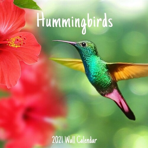 Hummingbirds 2021 Wall Calendar: Hummingbirds 2021 Calendar, 18 Months. (Paperback)