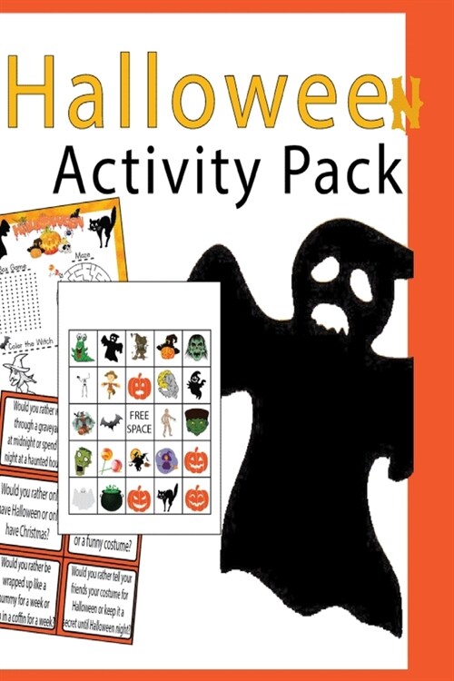 Halloween activity pack: christmas activity pack size 6*9 112 pages (Paperback)