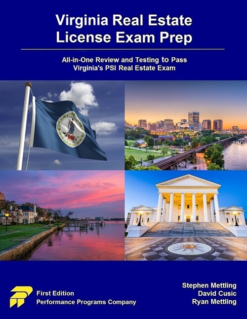 Virginia Real Estate License Exam Prep: All-in-One Review and Testing to Pass Virginias PSI Real Estate Exam (Paperback)