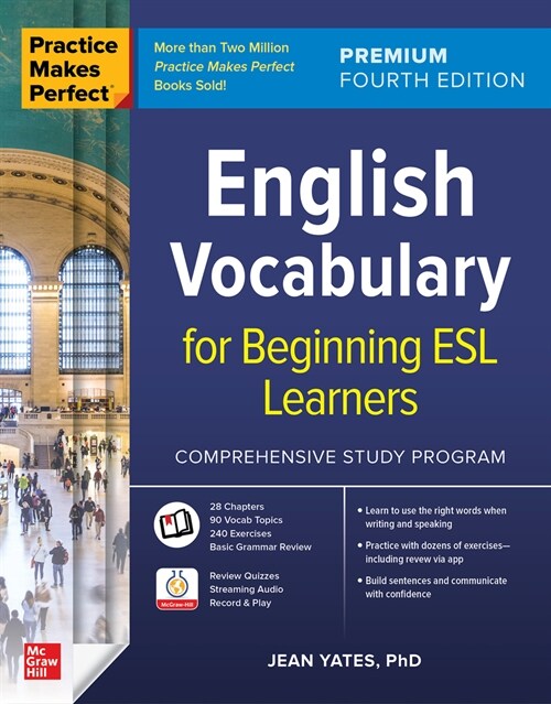 Practice Makes Perfect: English Vocabulary for Beginning ESL Learners, Premium Fourth Edition (Paperback, 4)