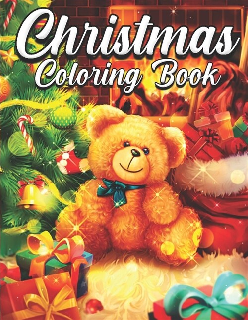 Christmas Coloring Book: An Adult Coloring Book Featuring Beautiful Winter Landscapes and Heart Warming Holiday Scenes for Stress Relief and Re (Paperback)