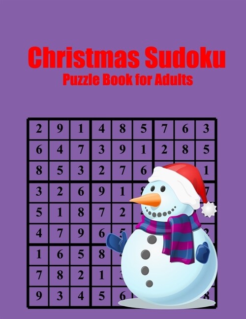 Christmas Sudoku Puzzle Book for Adults: Hardest Sudoku Challenging Puzzles. (Paperback)