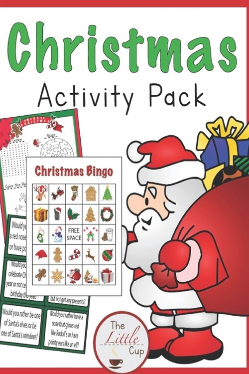 christmas activity pack: christmas activity pack size 6*9 112 pages (Paperback)