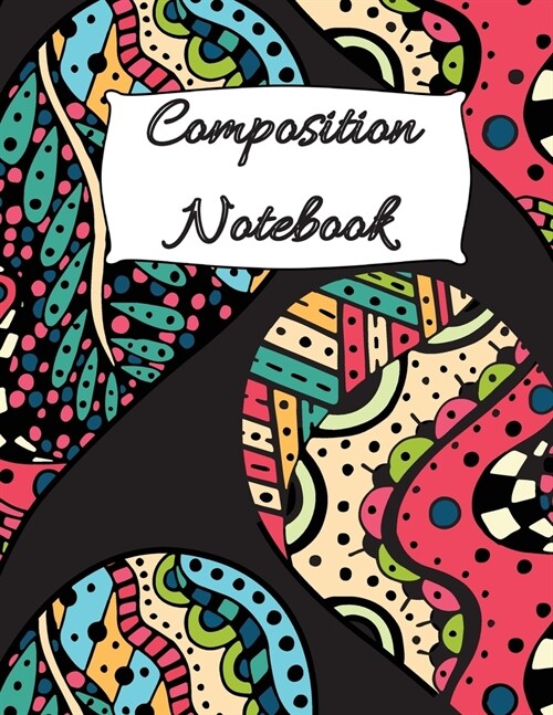 Composition Notebook: Simple linear notebook with college ruled 100 pages (8.5x11 format) / Composition Notebook for students / Wide Blank L (Paperback)