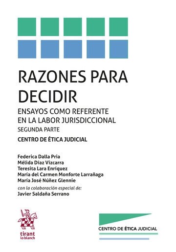 RAZONES PARA DECIDIR ENSAYOS COMO REFERENTE EN LA LABOR JURI (Paperback)