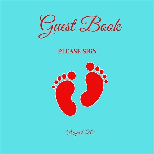 Baby Boy Shower Guest Book: Color pages (Paperback)