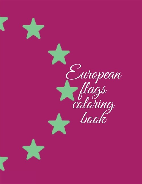 European flags coloring book (Paperback)