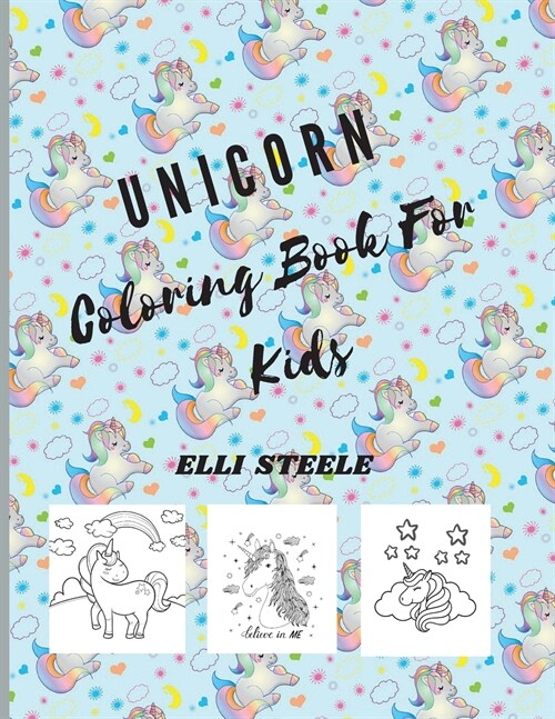 Unicorn Coloring Book For Kids: Awesome Unicorn Coloring Book For Kids And Teens (Paperback)