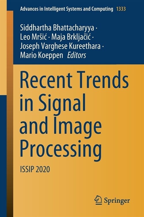 Recent Trends in Signal and Image Processing: Issip 2020 (Paperback, 2021)