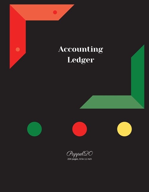 Accounting Ledger Notebook 204 pages - 8.5x11 Inches (Paperback)