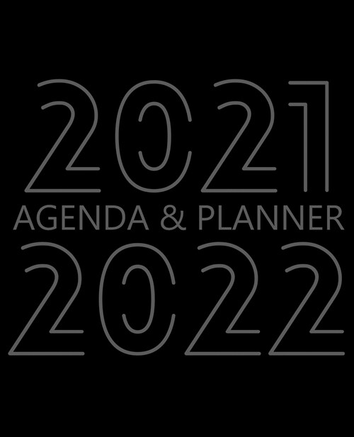 2021-2022 Agenda & Planner: Monthly Organizer Book for Activities with Priorities, Monthly Budget, To-do List and Notes, 24 Month Calendar, 2 Year (Paperback)