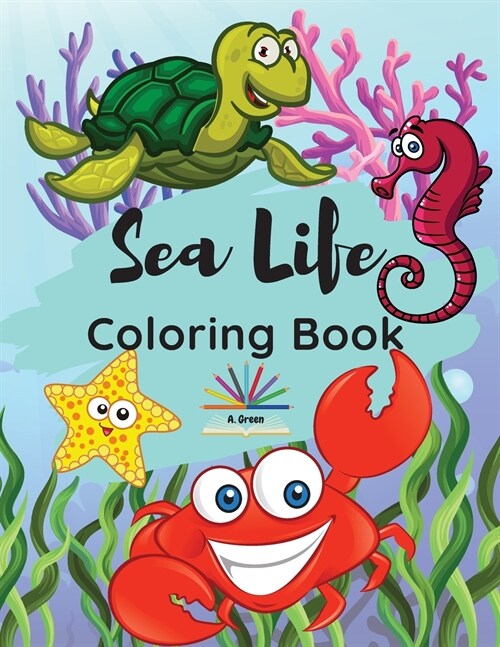 Sea Life Coloring Book (Paperback)