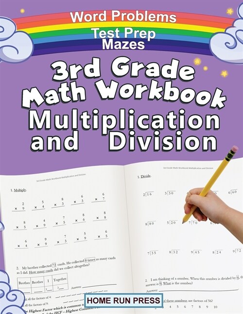 3rd Grade Math Workbook Multiplication and Division: Grade 3, Grade 4, Test Prep, Word Problems (Paperback)