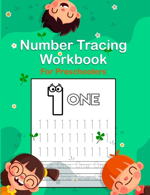 Number Tracing Workbook for Preschoolers: Number Tracing Book for Kids Ages 3-5: Number Writing Practice Book for Pre K and Kindergarten (Math Activit (Paperback)