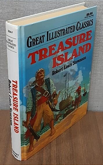 [중고] Treasure Island (Great Illustrated Classics) (Library Binding)