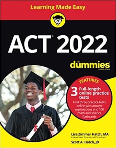 ACT 2022 for Dummies with Online Practice (Paperback, 8)