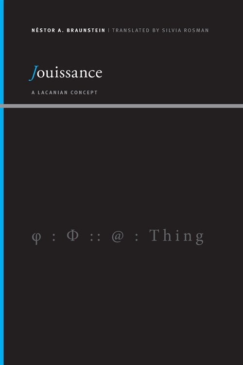 Jouissance: A Lacanian Concept (Paperback)