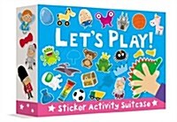 Sticker Activity Suitcase - Lets Play! (Hardcover)