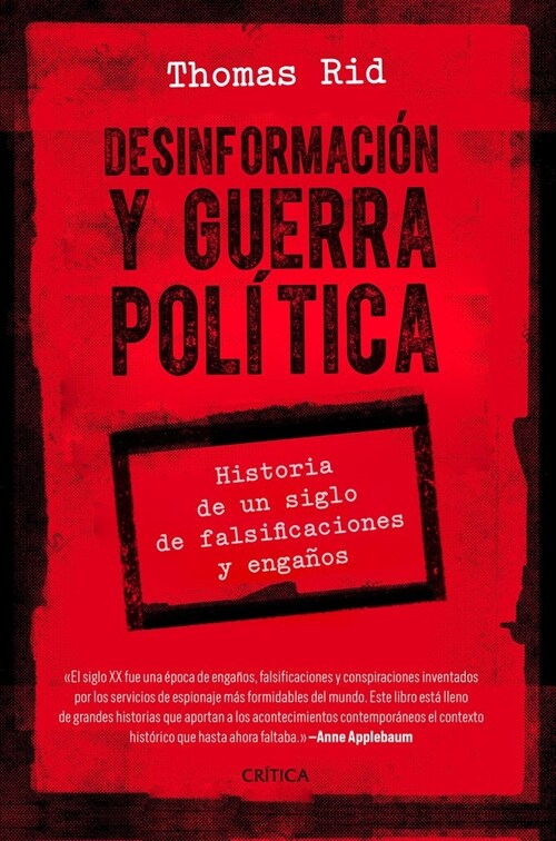 DESINFORMACION Y GUERRA POLITICA (Book)