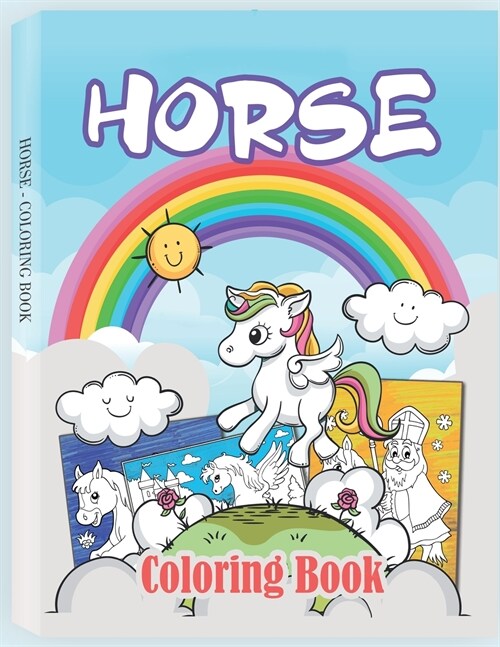 Horse Coloring Book: Kids Coloring Books, Relaxing Colouring Book for Kids, Horse Coloring, Horse Coloring Books (Paperback, Horse Coloring)