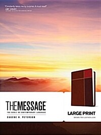 Message-MS-Large Print Numbered: The Bible in Contemporary Language (Imitation Leather)