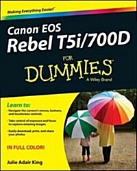Canon EOS Rebel T5i/700D for Dummies (Paperback)