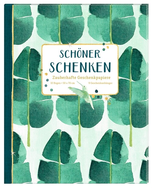 Geschenkpapier-Buch - Schoner schenken (All about green) (Paperback)