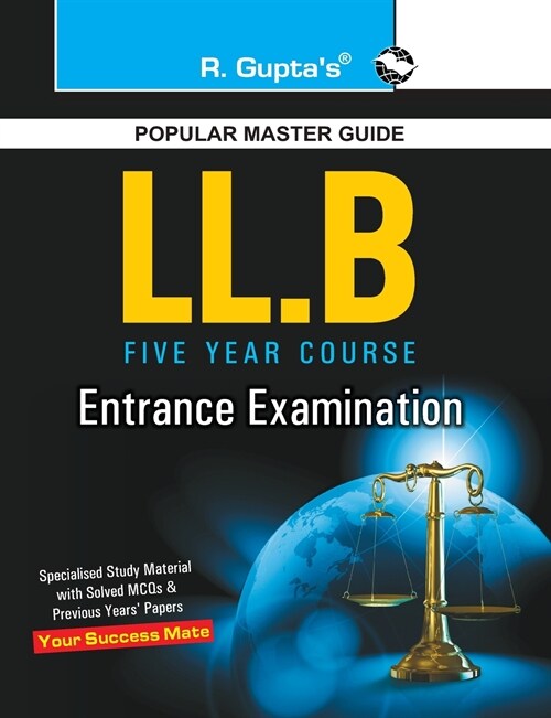 LLB Entrance Exam Guide: After 12th (5 Years Course) (Paperback)