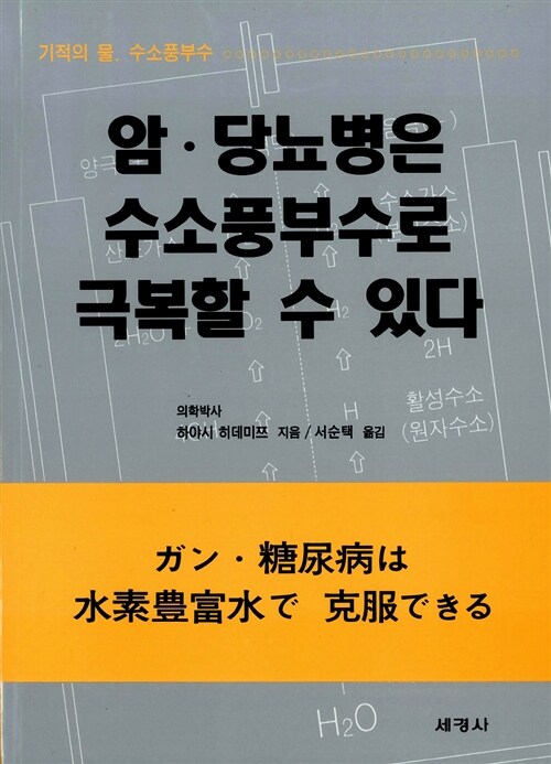 암.당뇨병은 수소풍부수로 극복할 수 있다