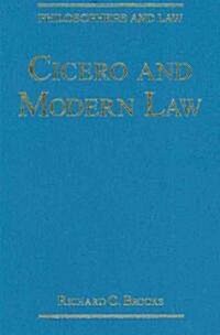 Cicero and Modern Law (Hardcover)