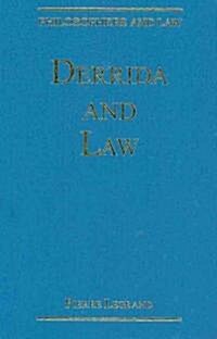 [중고] Derrida and Law (Hardcover)