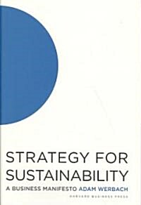 [중고] Strategy for Sustainability: A Business Manifesto (Hardcover)