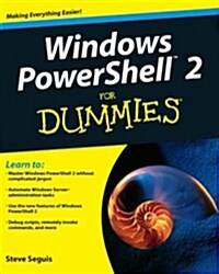 Windows PowerShell 2 For Dummies (Paperback)