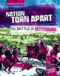 Nation Torn Apart: The Battle of Gettysburg (Library Binding)