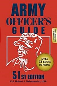 [중고] Army Officers Guide (Paperback, 51)