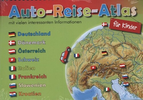 Auto-Reise-Atlas fur Kinder (Paperback)