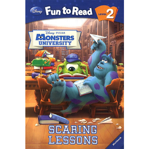 Disney Fun to Read 2-24 : Scaring Lessons (몬스터 대학교) (Paperback)
