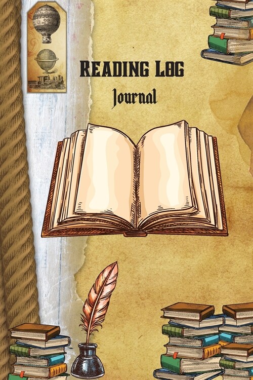 Reading Log Journal: Book Review Journal Track, Record and Review 100 Books - Reading Log Gifts For Book Lovers Reading Log Book (Paperback)