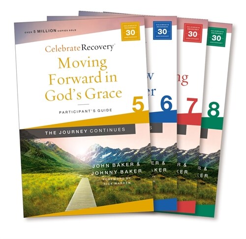 Celebrate Recovery: The Journey Continues Participants Guide Set Volumes 5-8: A Recovery Program Based on Eight Principles from the Beatitudes (Paperback)