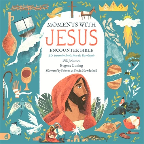The Moments with Jesus Encounter Bible: 20 Immersive Stories from the Four Gospels (Hardcover)
