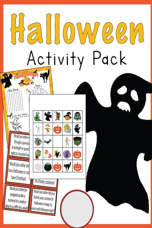 Halloween activity pack: Halloween activity pack size 6*9 112 pages (Paperback)