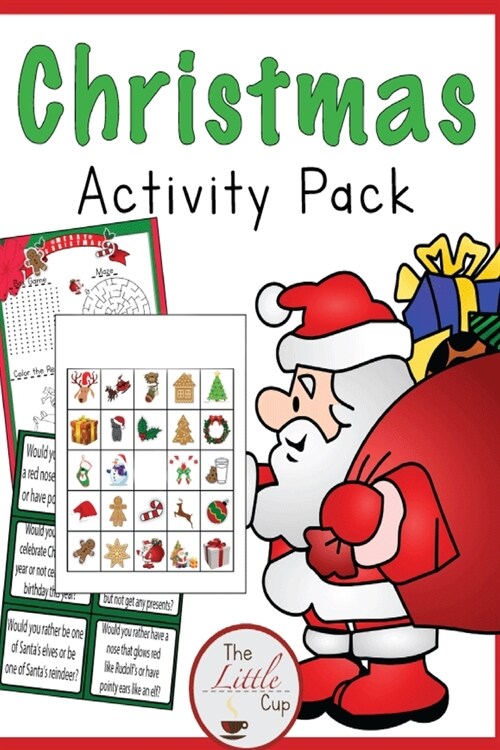 christmas activity pack: christmas activity pack size 6*9 112 pages (Paperback)