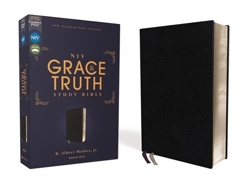 Niv, the Grace and Truth Study Bible (Trustworthy and Practical Insights), European Bonded Leather, Black, Red Letter, Comfort Print (Bonded Leather)