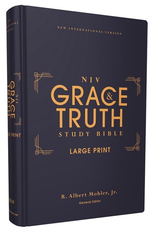 Niv, the Grace and Truth Study Bible (Trustworthy and Practical Insights), Large Print, Hardcover, Red Letter, Comfort Print (Hardcover)